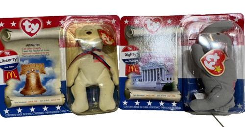 Usa patriotic beanie babies - usa, ty